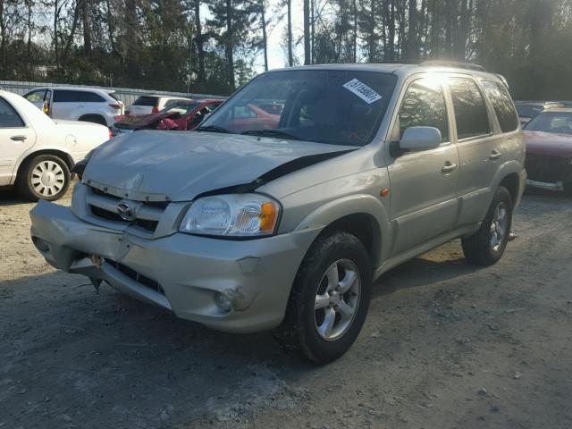 4F2YZ04135KM09729 - 2005 MAZDA TRIBUTE S GOLD photo 2