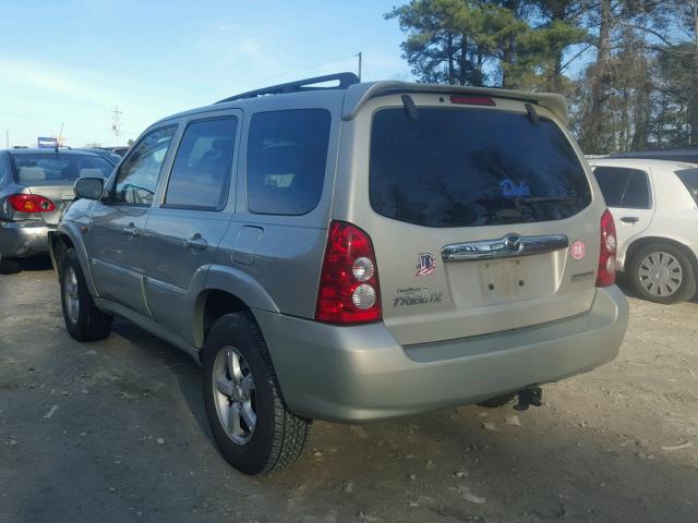 4F2YZ04135KM09729 - 2005 MAZDA TRIBUTE S GOLD photo 3