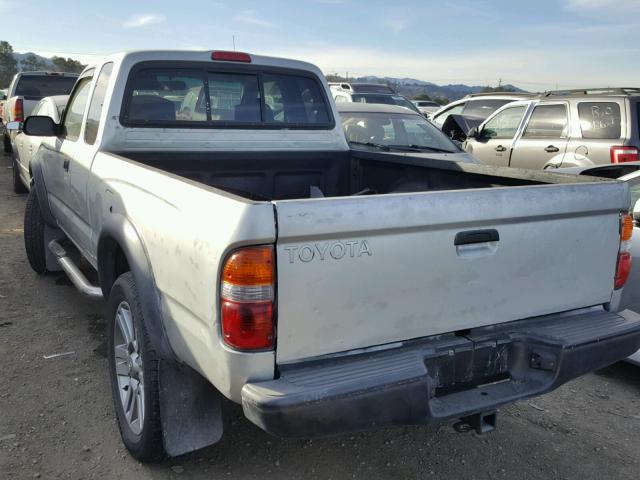 5TESM92N14Z444097 - 2004 TOYOTA TACOMA XTR SILVER photo 3