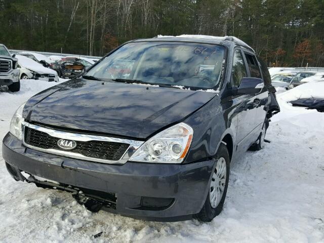 KNDMG4C78C6472249 - 2012 KIA SEDONA LX GRAY photo 2