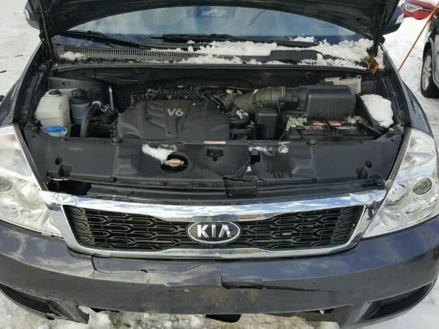 KNDMG4C78C6472249 - 2012 KIA SEDONA LX GRAY photo 7