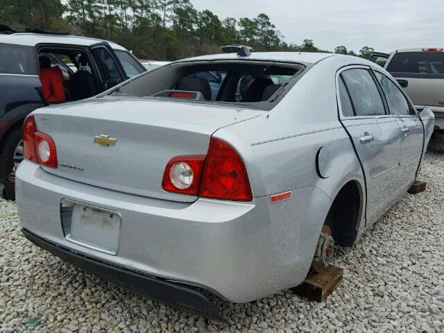 1G1ZC5E00CF247405 - 2012 CHEVROLET MALIBU 1LT SILVER photo 4