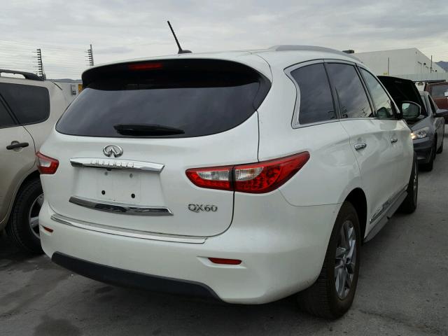 5N1AL0MN9FC528026 - 2015 INFINITI QX60 WHITE photo 4