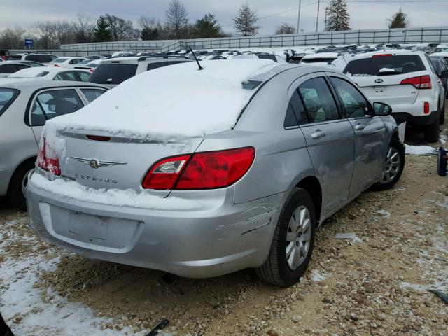 1C3CC4FB4AN202594 - 2010 CHRYSLER SEBRING TO SILVER photo 4