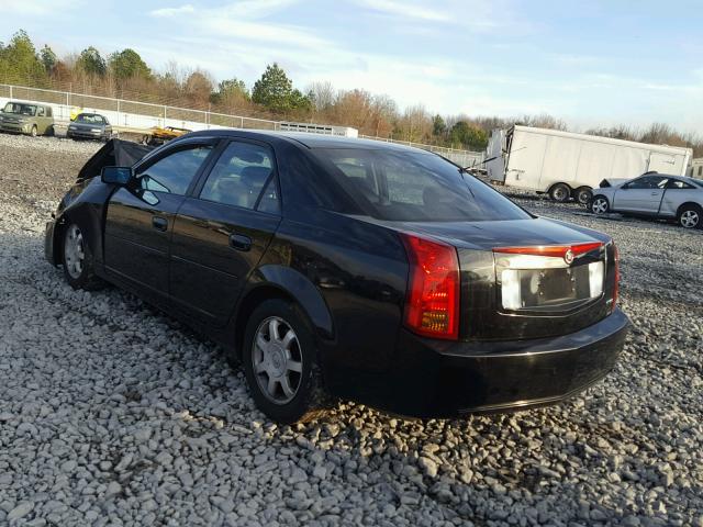 1G6DM57N530138208 - 2003 CADILLAC CTS BLACK photo 3