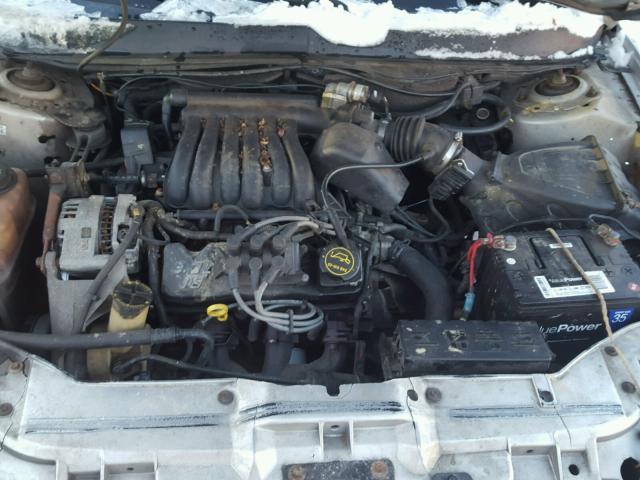 1FAFP552X1A266124 - 2001 FORD TAURUS SES SILVER photo 7