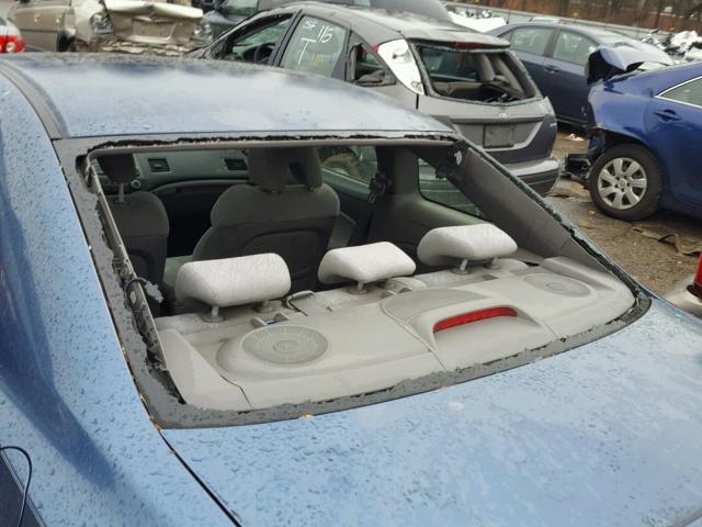 2HGFG12837H501776 - 2007 HONDA CIVIC EX BLUE photo 9