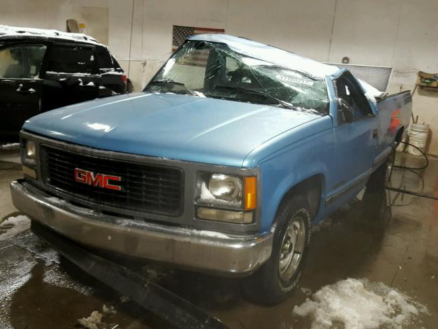 1GTEC14Z7RZ522791 - 1994 GMC SIERRA C15 BLUE photo 2