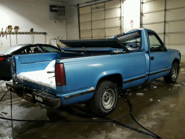 1GTEC14Z7RZ522791 - 1994 GMC SIERRA C15 BLUE photo 4