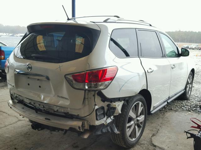 5N1AR2MN0FC612861 - 2015 NISSAN PATHFINDER WHITE photo 4