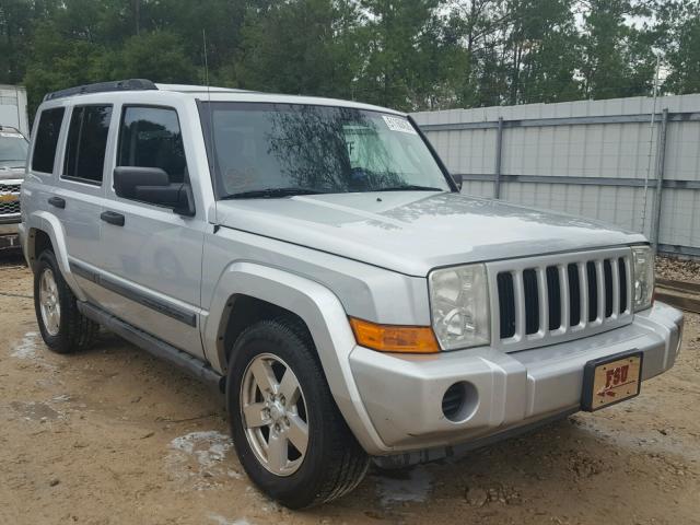 1J8HG48N16C244679 - 2006 JEEP COMMANDER SILVER photo 1
