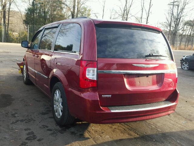 2C4RC1BG3DR684665 - 2013 CHRYSLER TOWN & COU BURGUNDY photo 3