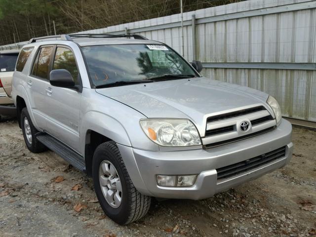 JTEBU14R740042680 - 2004 TOYOTA 4RUNNER SR SILVER photo 1