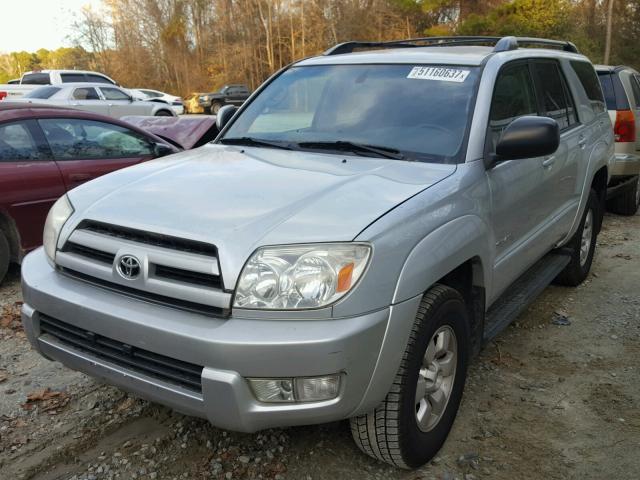 JTEBU14R740042680 - 2004 TOYOTA 4RUNNER SR SILVER photo 2