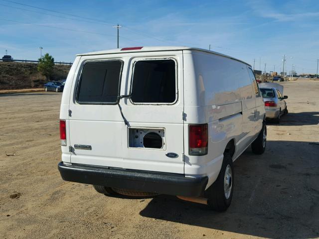 1FTNE24W48DA42225 - 2008 FORD ECONOLINE WHITE photo 4