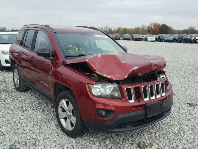 1C4NJDBB5ED773782 - 2014 JEEP COMPASS SP 红色 照片 1