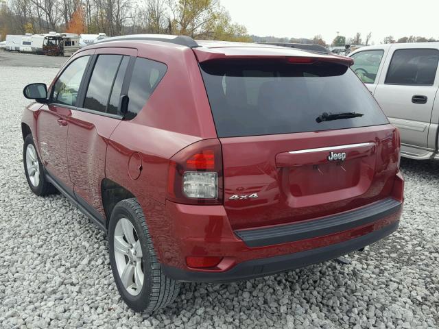 1C4NJDBB5ED773782 - 2014 JEEP COMPASS SP 红色 照片 3
