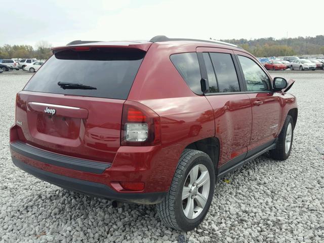 1C4NJDBB5ED773782 - 2014 JEEP COMPASS SP 红色 照片 4