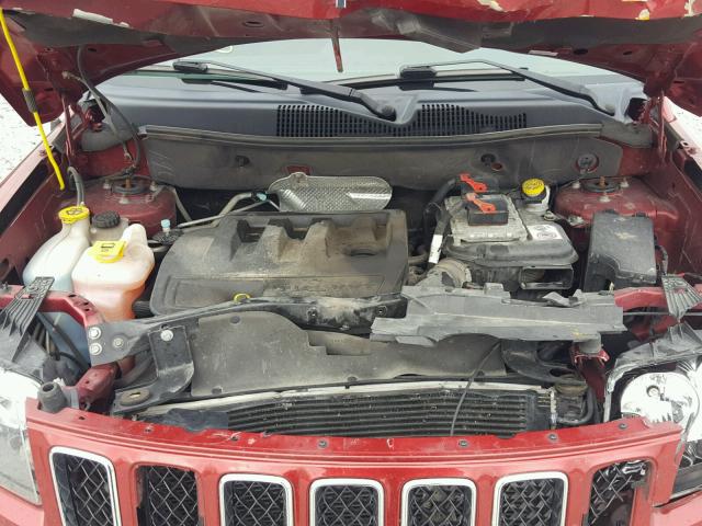 1C4NJDBB5ED773782 - 2014 JEEP COMPASS SP 红色 照片 7