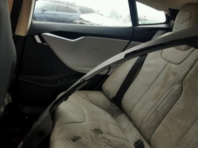 5YJSA1E25GF132933 - 2016 TESLA MODEL S BLACK photo 6