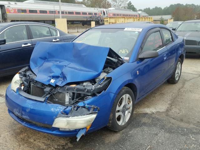 1G8AW12F44Z133768 - 2004 SATURN ION LEVEL BLUE photo 2