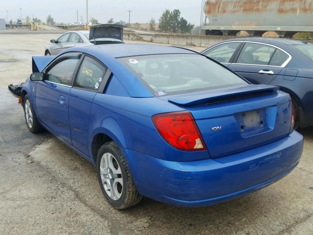 1G8AW12F44Z133768 - 2004 SATURN ION LEVEL BLUE photo 3