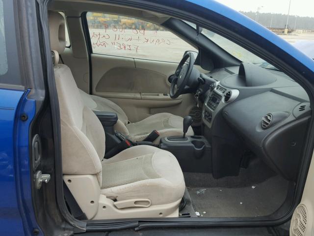 1G8AW12F44Z133768 - 2004 SATURN ION LEVEL BLUE photo 5