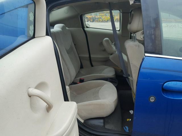 1G8AW12F44Z133768 - 2004 SATURN ION LEVEL BLUE photo 6