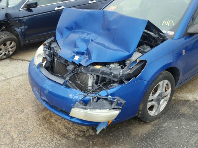 1G8AW12F44Z133768 - 2004 SATURN ION LEVEL BLUE photo 9