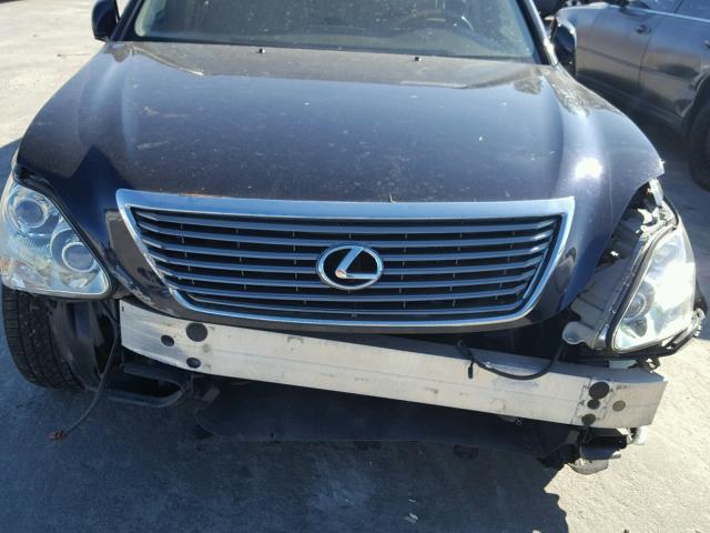 JTHBN36F665045820 - 2006 LEXUS LS 430 BLUE photo 7