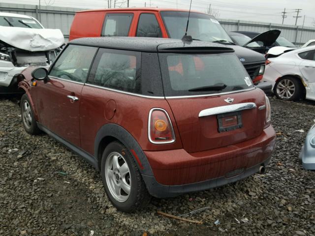 WMWMF33528TT59415 - 2008 MINI COOPER RED photo 3