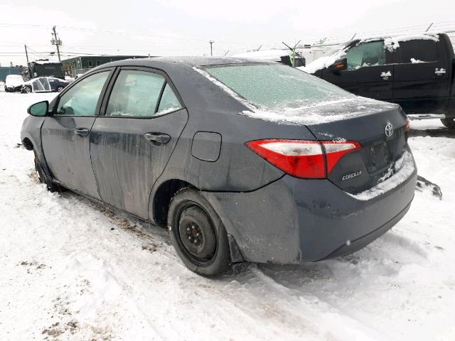 2T1BURHE7FC454777 - 2015 TOYOTA COROLLA L GRAY photo 3