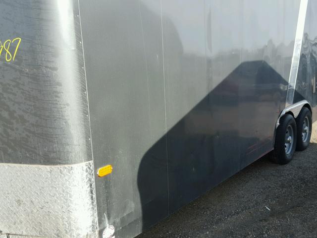 1D9BU2429GN451166 - 2016 TRAIL KING UTILITY SILVER photo 8