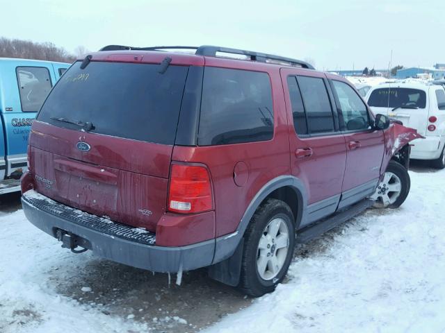 1FMZU73E72UC37023 - 2002 FORD EXPLORER X RED photo 4