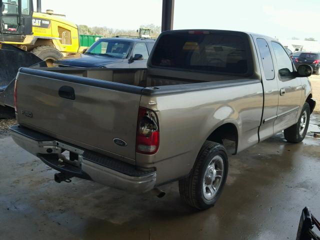 2FTZX17261CA94265 - 2001 FORD F150 GRAY photo 4