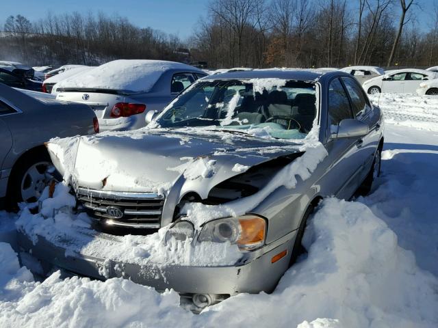 KNAGD126445331373 - 2004 KIA OPTIMA LX GRAY photo 2