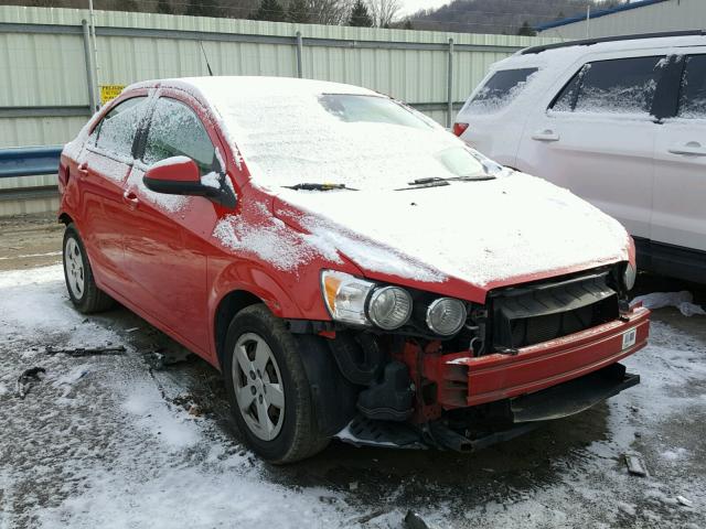 1G1JA5SH3D4138169 - 2013 CHEVROLET SONIC LS RED photo 1