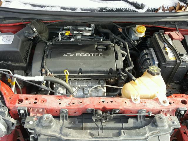 1G1JA5SH3D4138169 - 2013 CHEVROLET SONIC LS RED photo 7