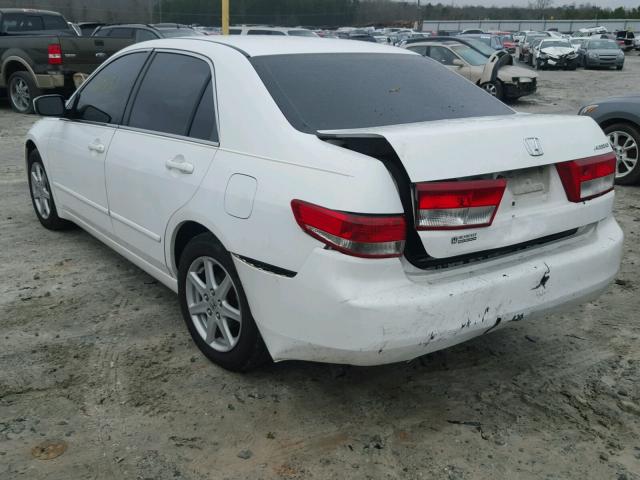 1HGCM66543A045028 - 2003 HONDA ACCORD EX WHITE photo 3