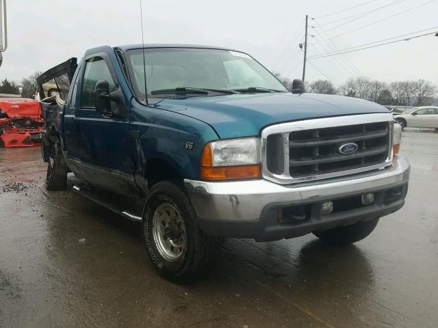 1FTNX21S01EA21139 - 2001 FORD F250 SUPER BLUE photo 9