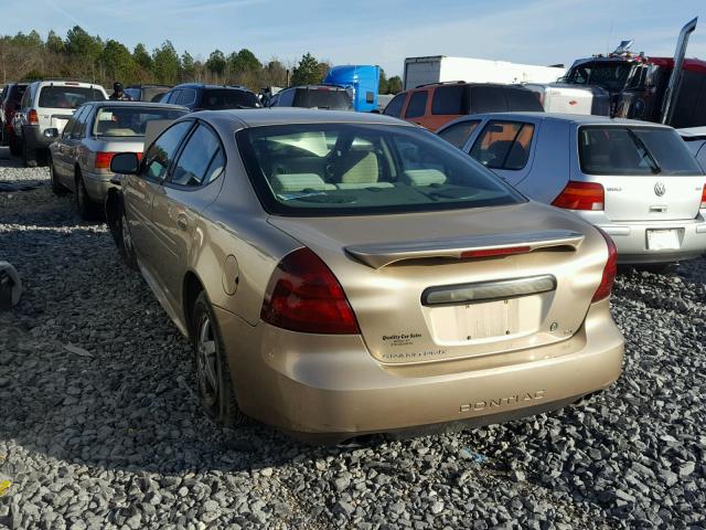 2G2WP542441347473 - 2004 PONTIAC GRAND PRIX GOLD photo 3