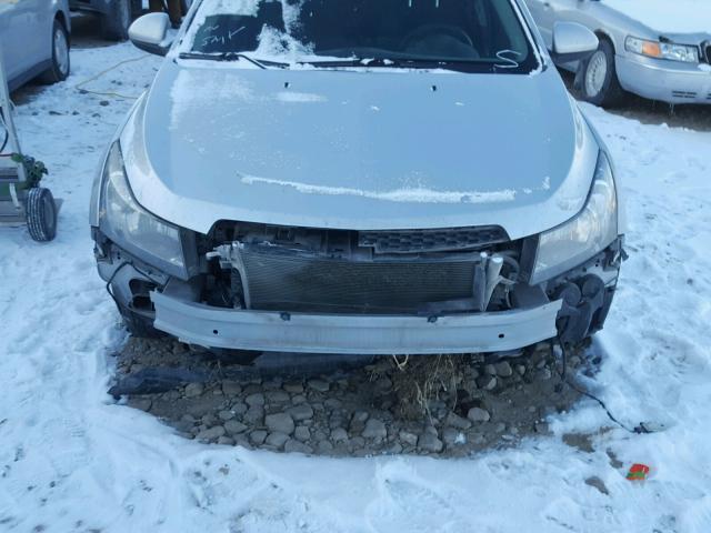 1G1PJ5S99B7307853 - 2011 CHEVROLET CRUZE ECO SILVER photo 9