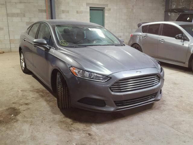 3FA6P0H7XDR211144 - 2013 FORD FUSION SE GRAY photo 1