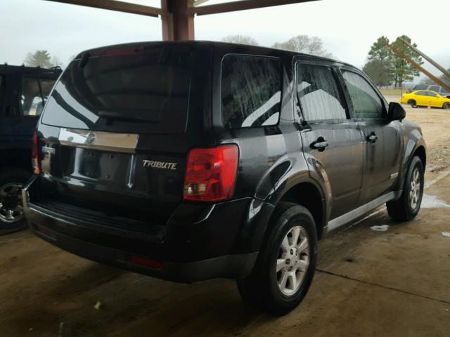 4F2CZ02Z48KM00559 - 2008 MAZDA TRIBUTE I BLACK photo 4