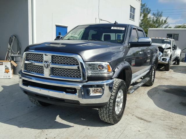 3C6UR5FL1FG623726 - 2015 RAM 2500 LARAM CHARCOAL photo 2