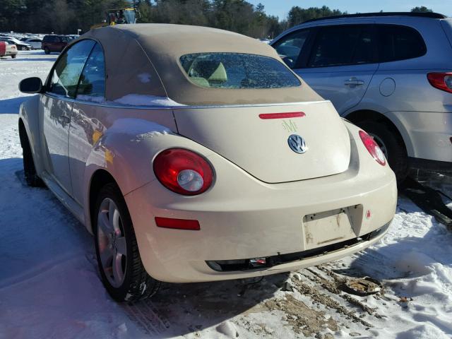 3VWSG31Y36M315551 - 2006 VOLKSWAGEN NEW BEETLE CREAM photo 3