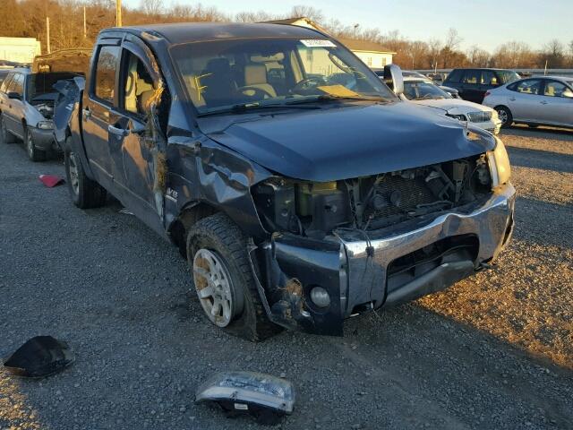 1N6AA07B34N502466 - 2004 NISSAN TITAN XE GREEN photo 1