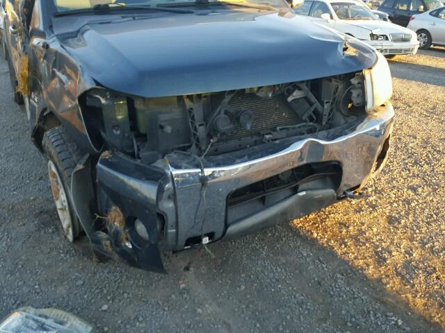 1N6AA07B34N502466 - 2004 NISSAN TITAN XE GREEN photo 9