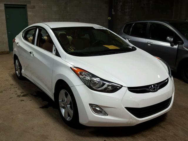 5NPDH4AE7DH208767 - 2013 HYUNDAI ELANTRA GL WHITE photo 1