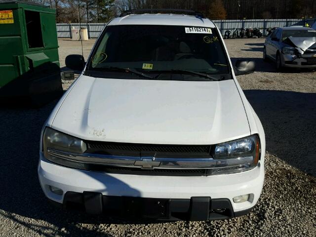 1GNDT13SX32207085 - 2003 CHEVROLET TRAILBLAZE WHITE photo 9